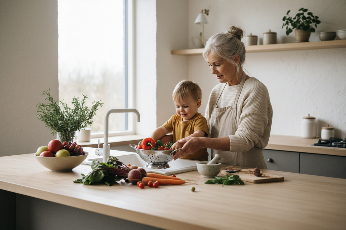 Hoe je als moeder/oma gezonde gewoontes doorgeeft (zonder preek)