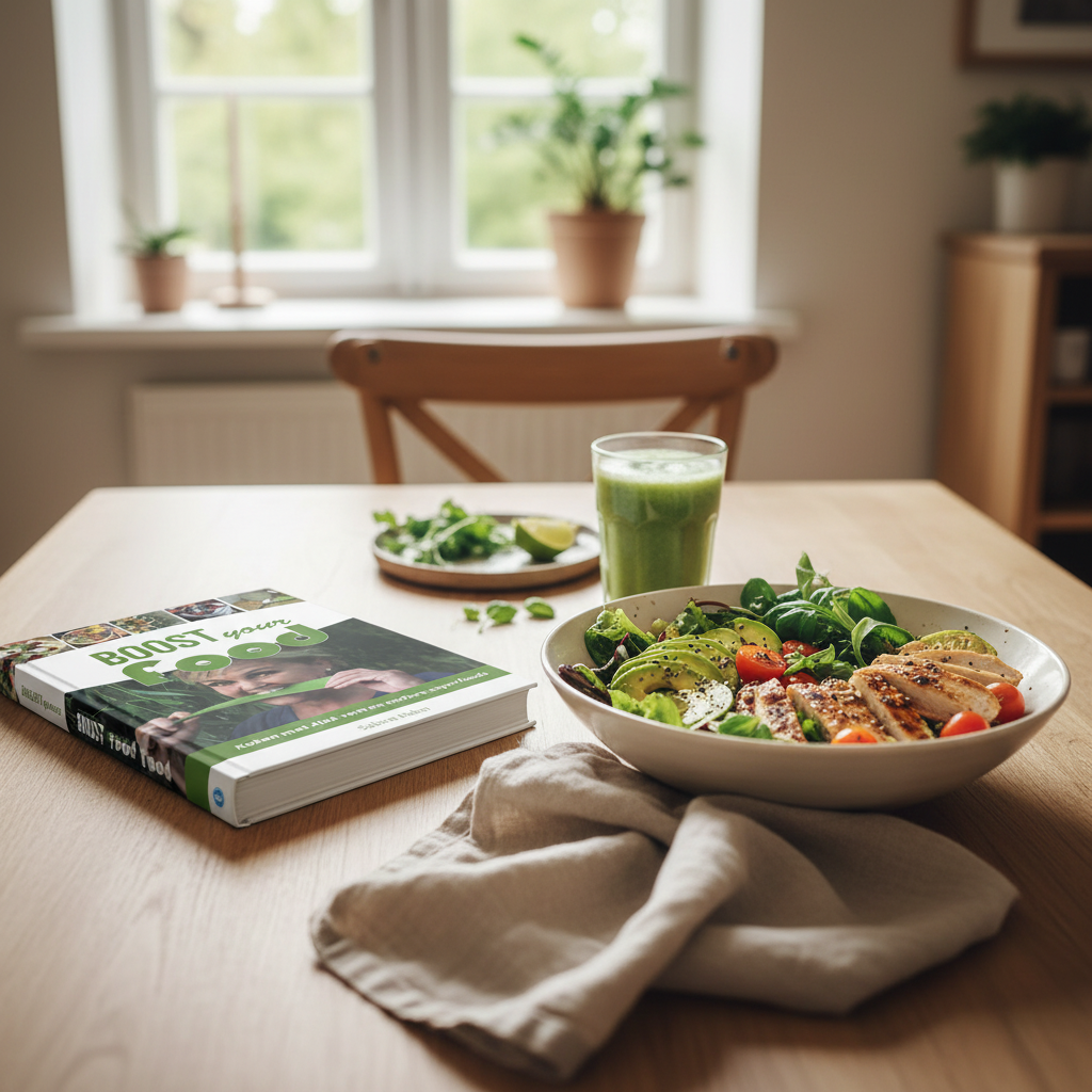 Boost your Food op gedekte tafel